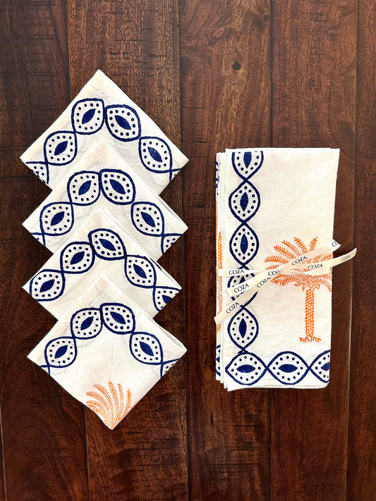 Sunset Palms Dinner & Cocktail Napkin Bundle