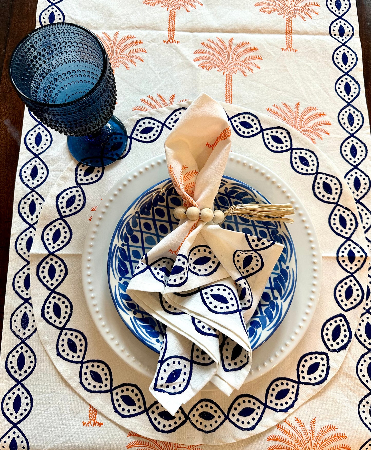 Sunset Palms Table Runner