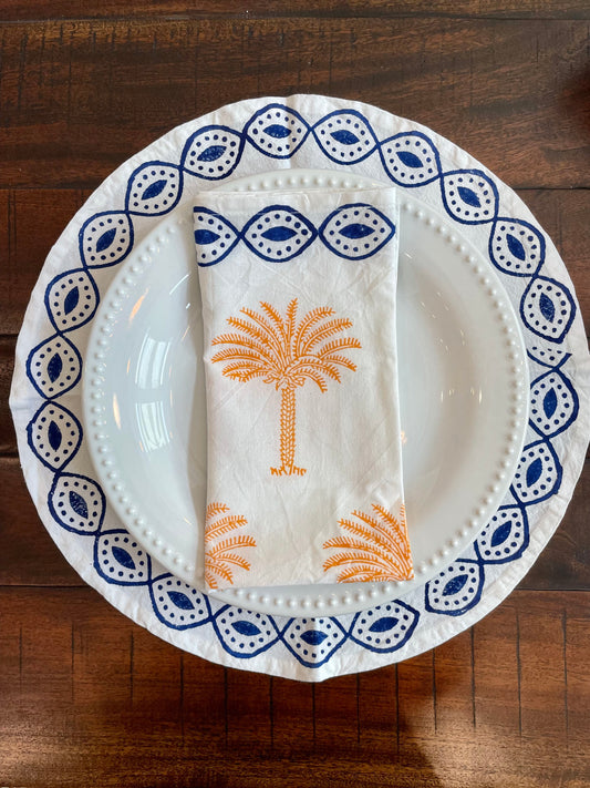 Sunset Palms Dinner Napkins