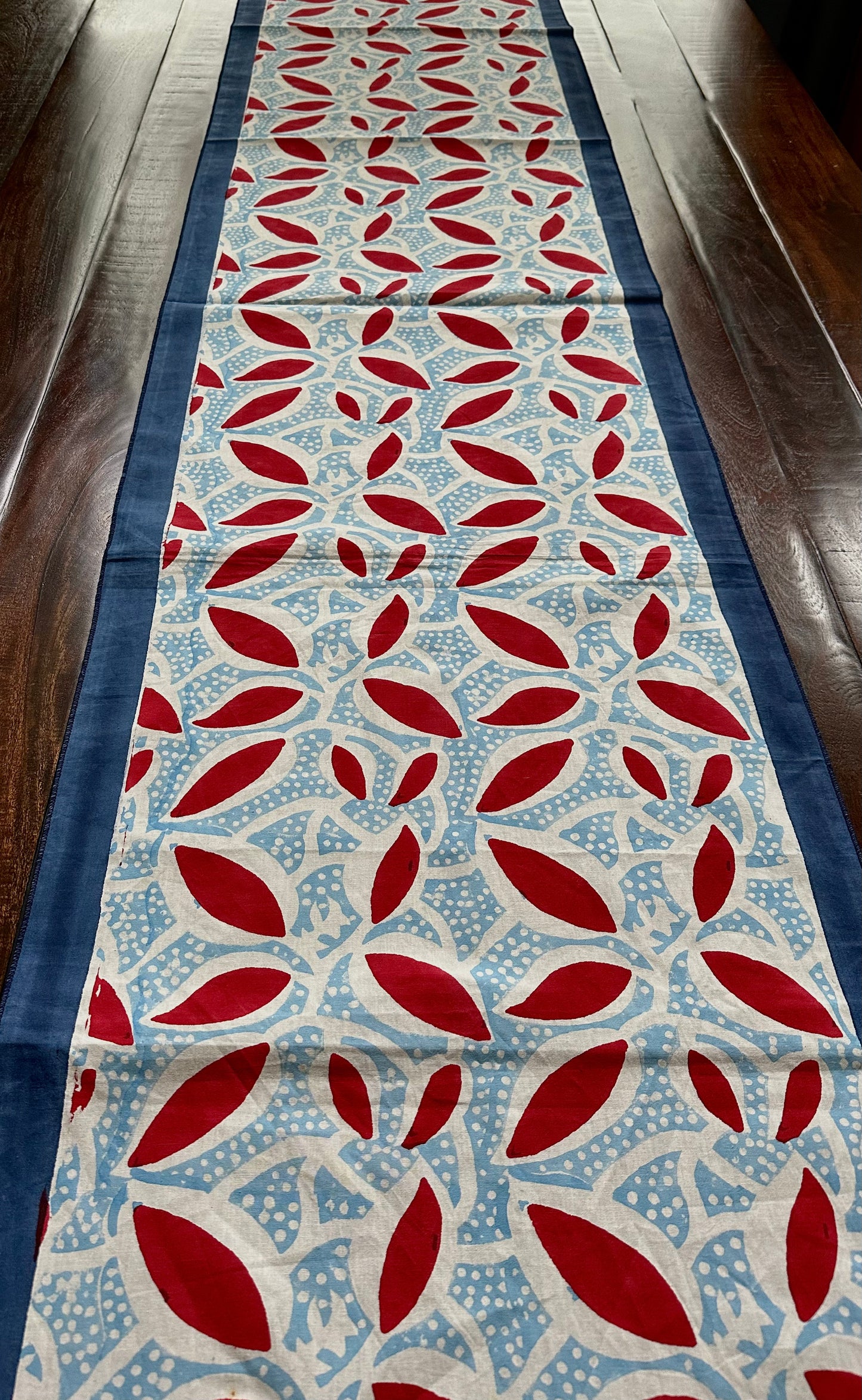 Delta Blue Table Runner