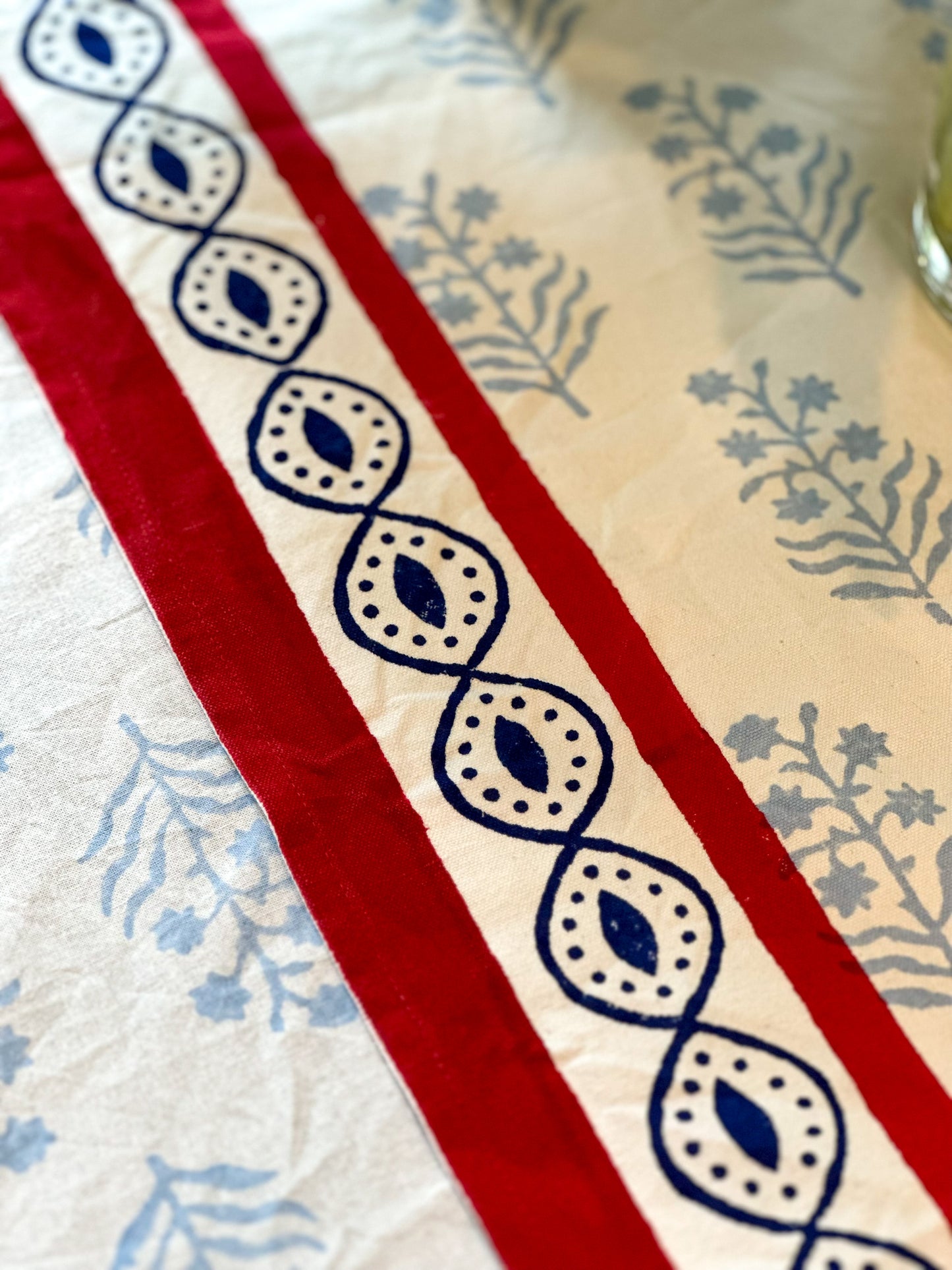 Oxford Red Table Runner