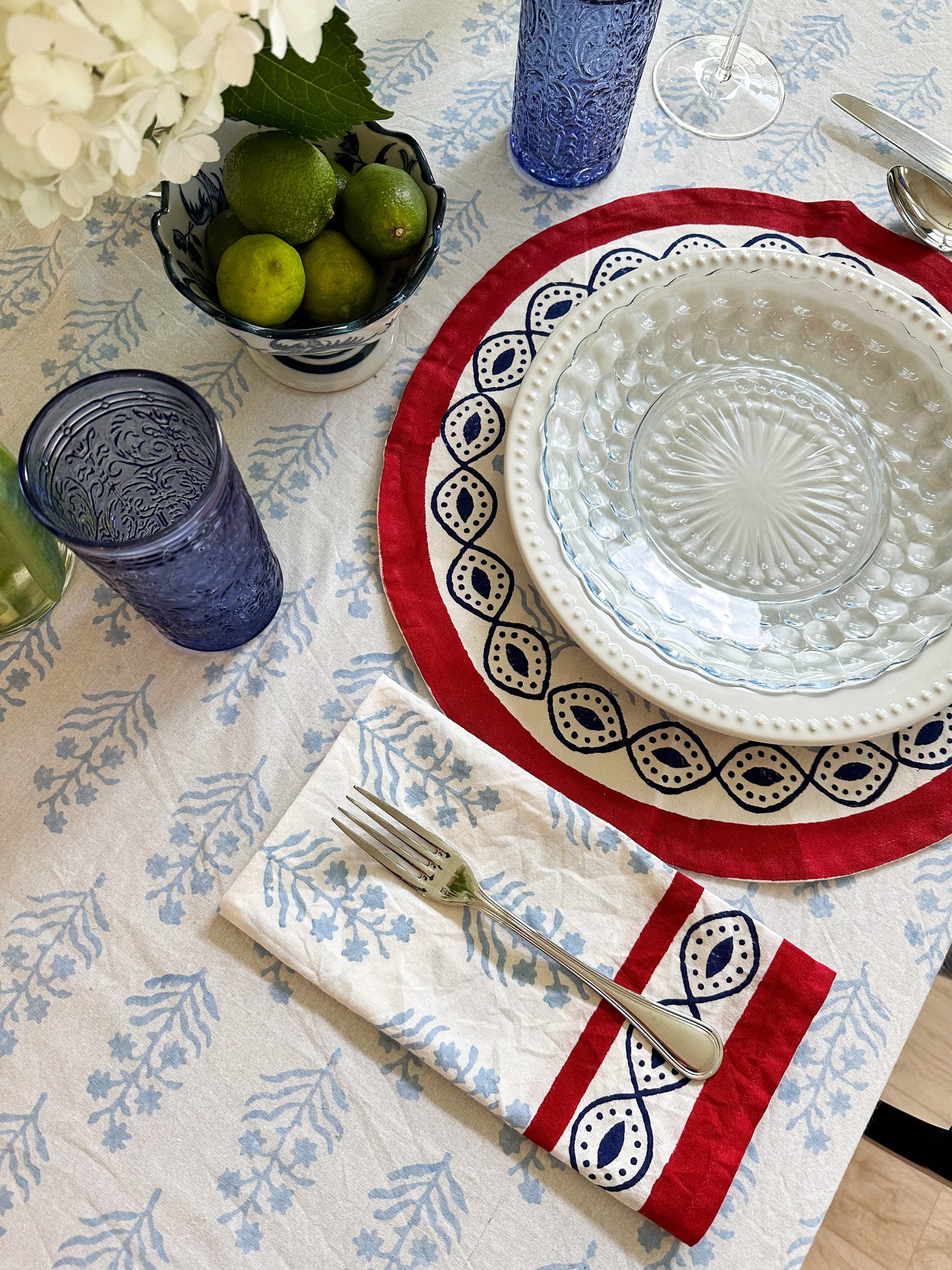 Oxford Red Placemats (4)